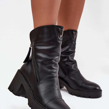 Heel boots model 218068