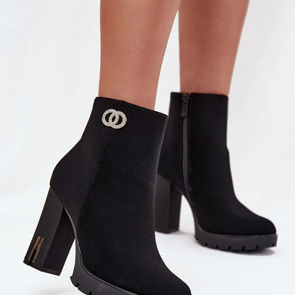 Heel boots model 218077