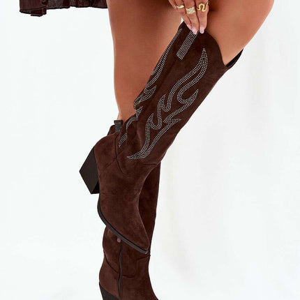 Heel boots model 218085