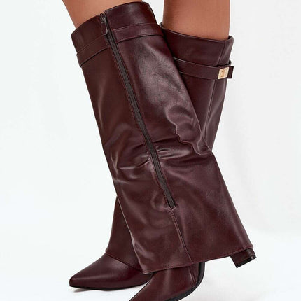 Heel boots model 218086