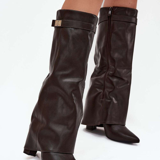 Heel boots model 218089