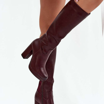 Heel boots model 218090