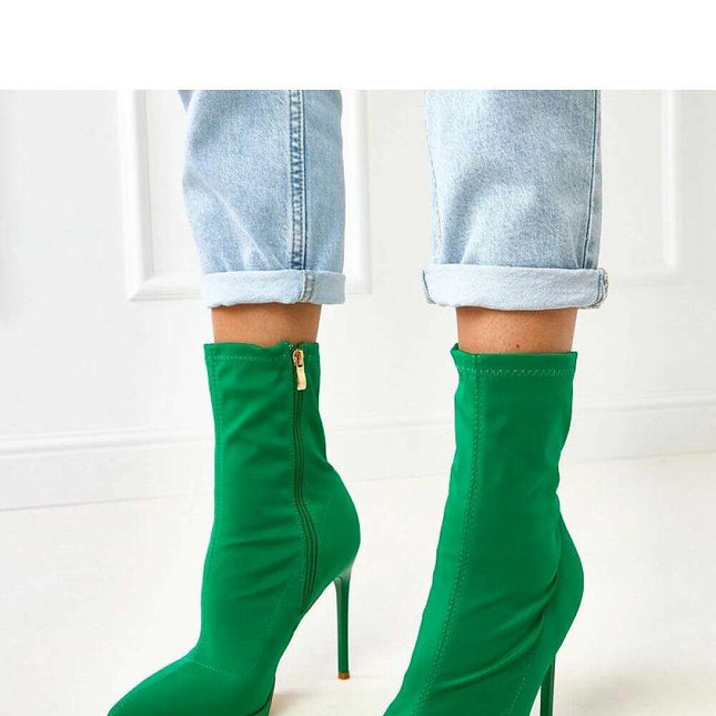 Heel boots model 218157