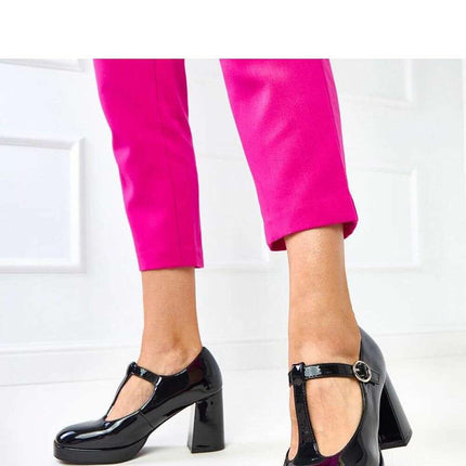 Heeled low shoes model 218174