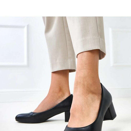 Block heel pumps model 218370
