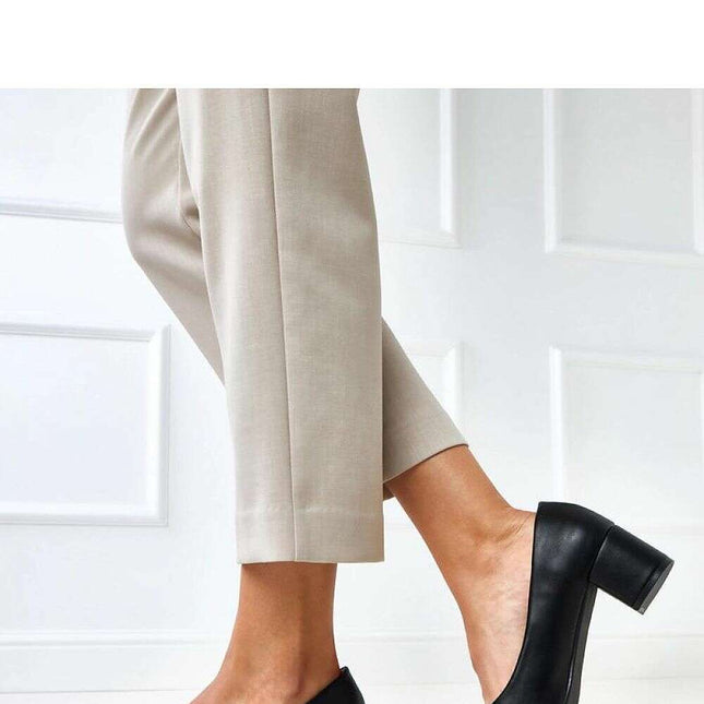 Block heel pumps model 218370