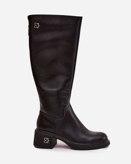 Heel boots model 218479