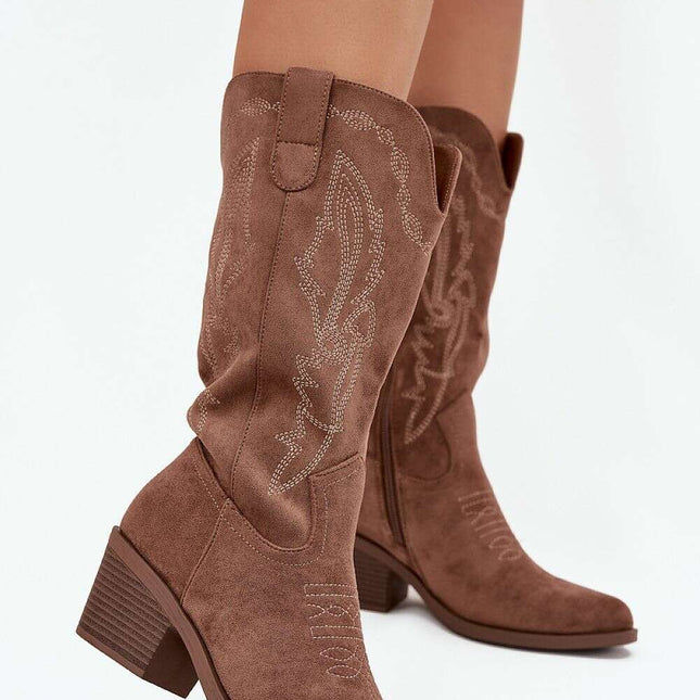 Heel boots model 218487