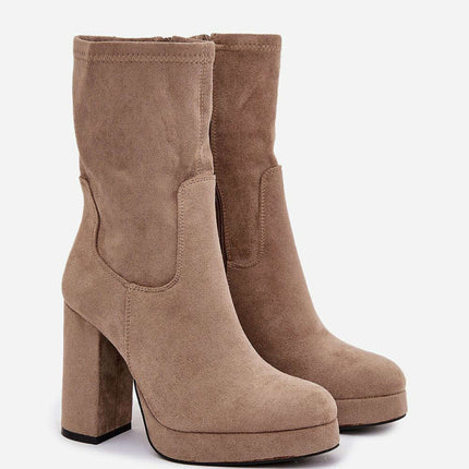 Heel boots model 218498