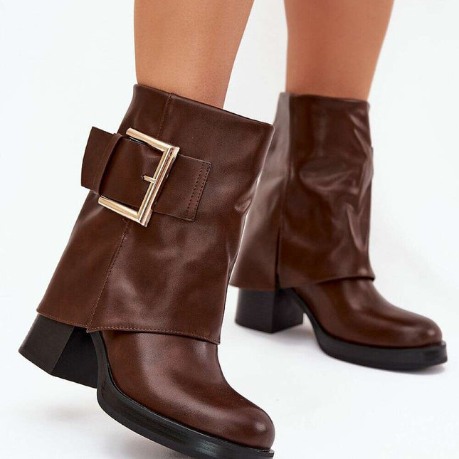 Heel boots model 218513