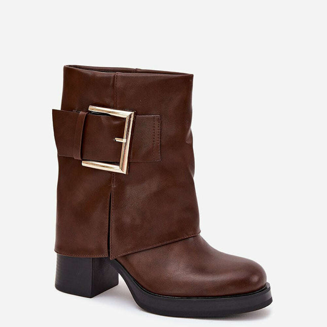 Heel boots model 218513