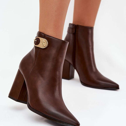 Heel boots model 218515