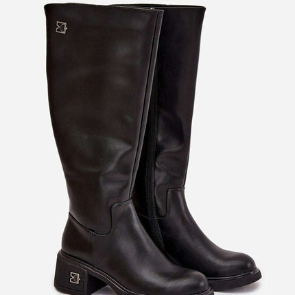 Heel boots model 218479