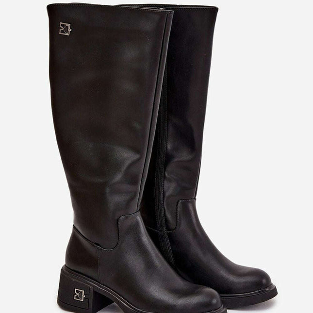 Heel boots model 218479