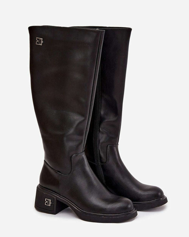 Heel boots model 218479