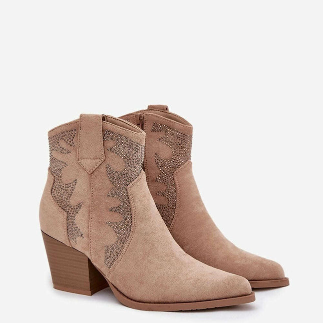 Heel boots model 218497