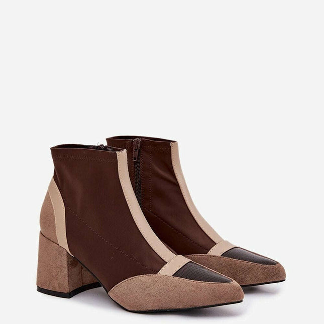 Heel boots model 218501