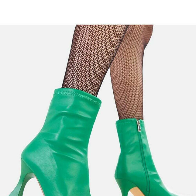 Heel boots model 218539