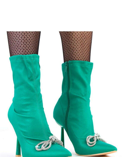 Heel boots model 218549