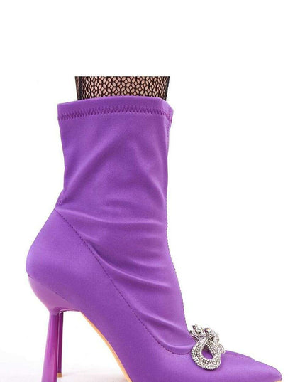 Heel boots model 218549