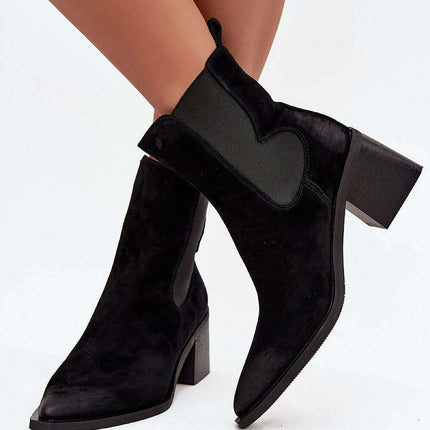 Heel boots model 218704