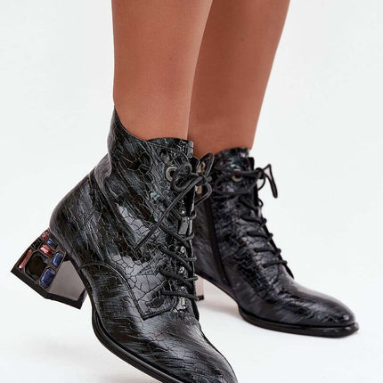 Heel boots model 218721