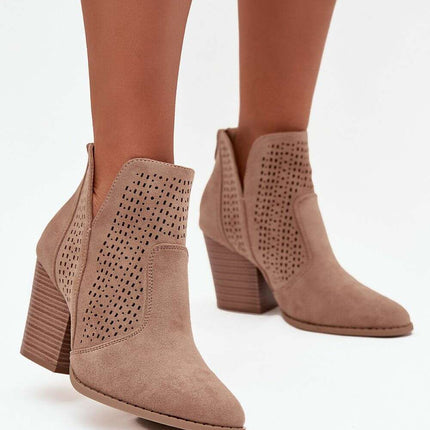 Heel boots model 218727