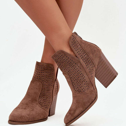 Heel boots model 218727