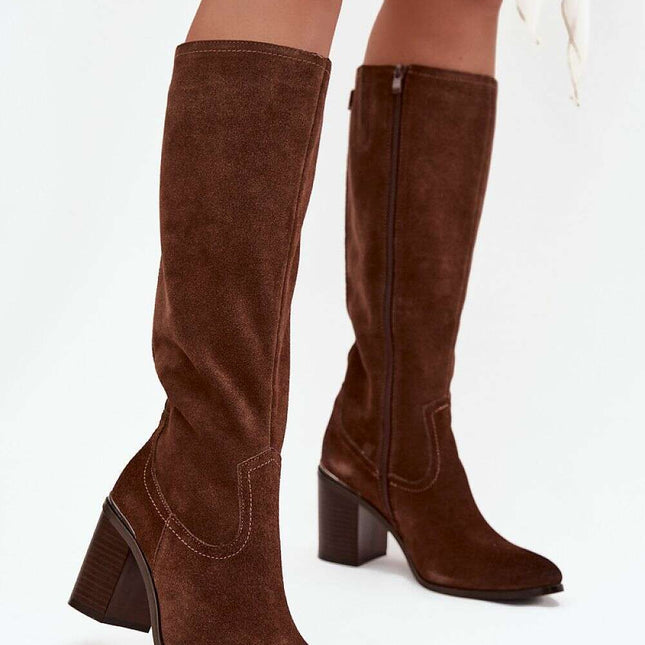 Heel boots model 218730