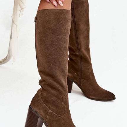 Heel boots model 218730