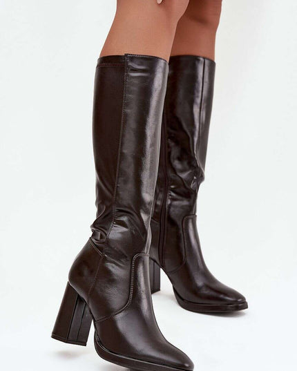 Heel boots model 218732