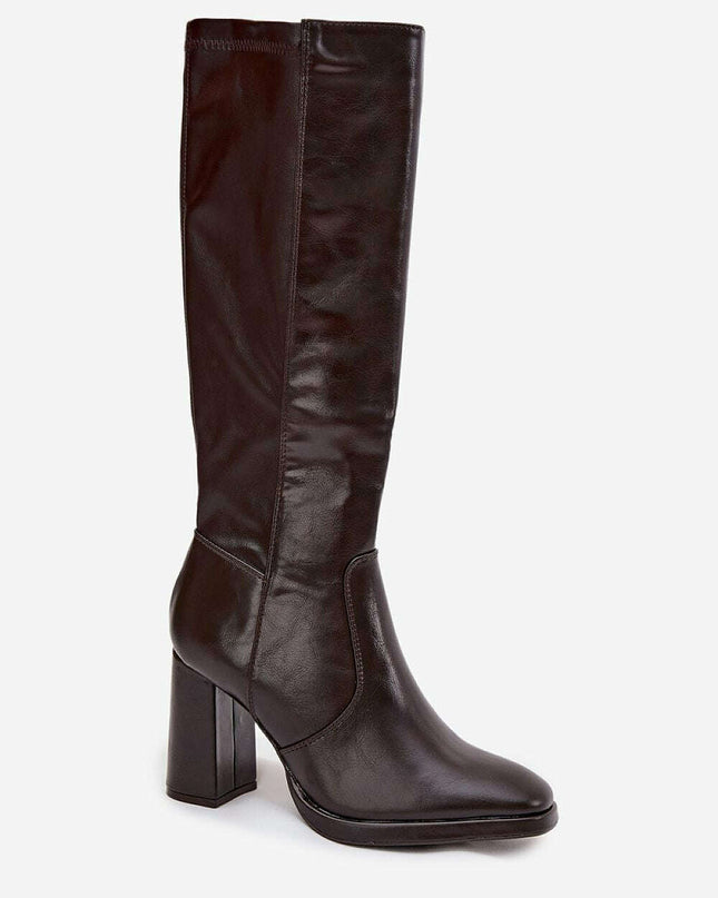 Heel boots model 218732