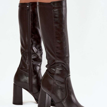 Heel boots model 218732