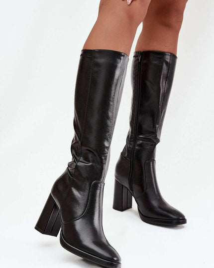 Heel boots model 218732