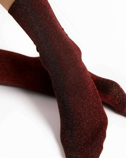 Elegant Luxury Socks with Colorful Sheen – 3D Weaving & Comfort Fit