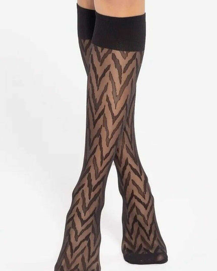 Patterned Knee High Socks 20 DEN Semi-Matte – Elegant Comfort Fit