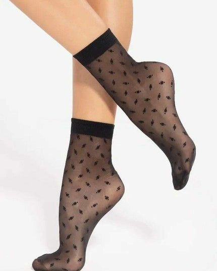 Women's Knee High Socks 20 Den – Subtle Pattern & Comfort Fit