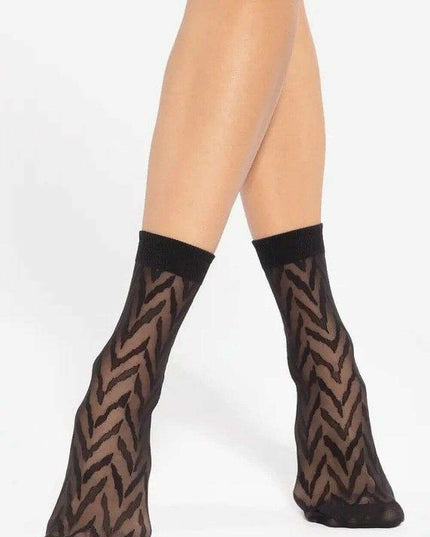 Women's Knee High Socks 20 Den – Subtle Pattern & Comfort Fit