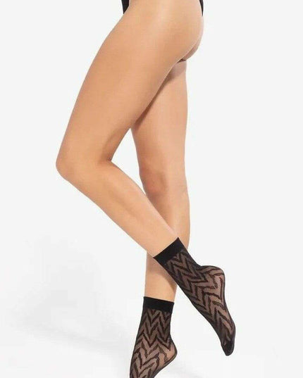 Women's Knee High Socks 20 Den – Subtle Pattern & Comfort Fit