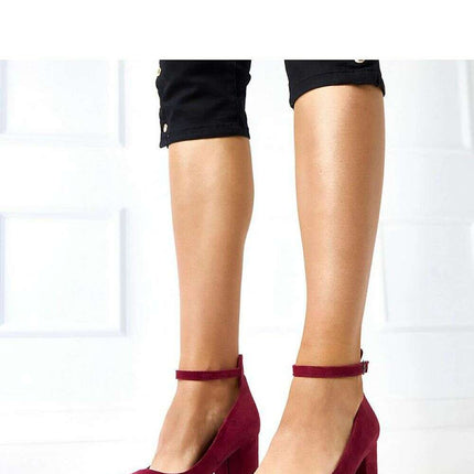 Block heel pumps model 218820