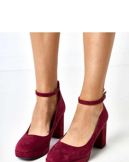 Block heel pumps model 218820