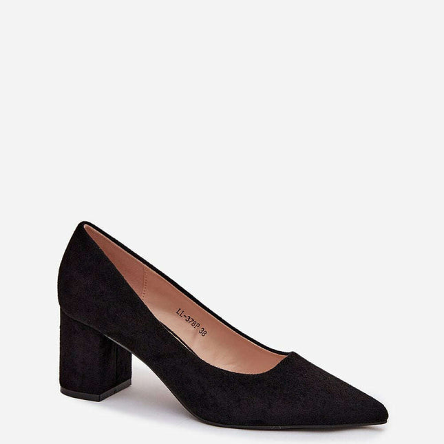 Block heel pumps model 218914