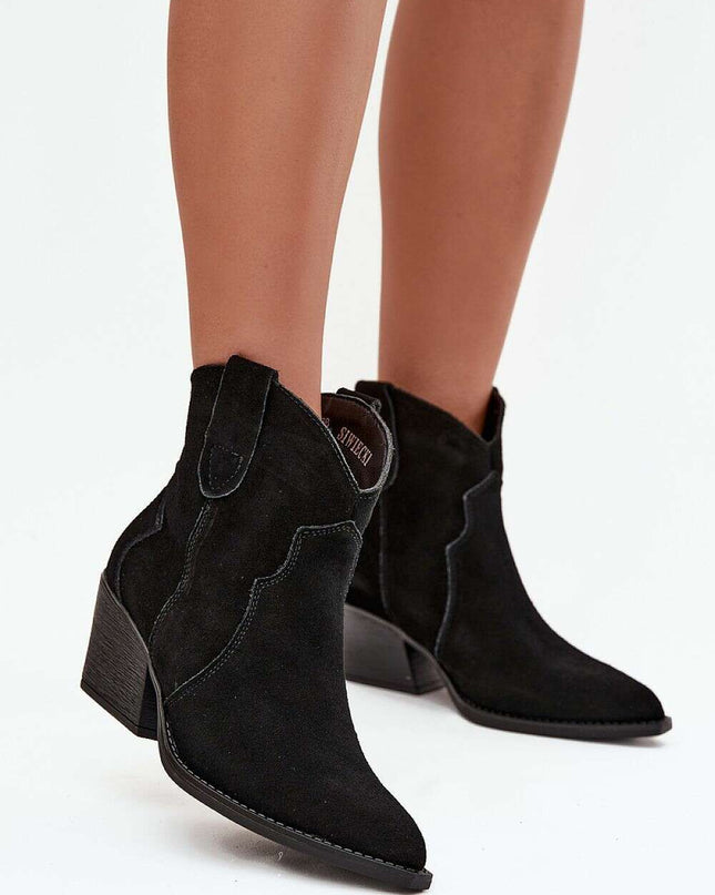 Heel boots model 219125