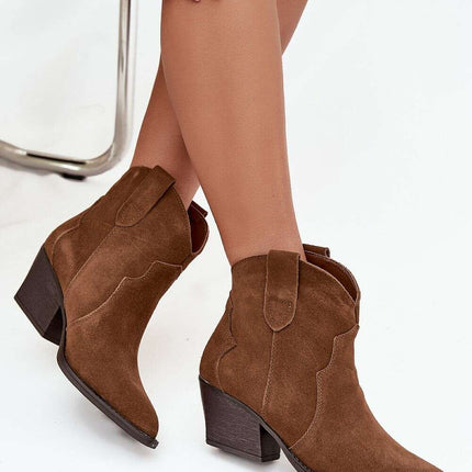 Heel boots model 219126