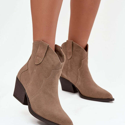 Heel boots model 219127