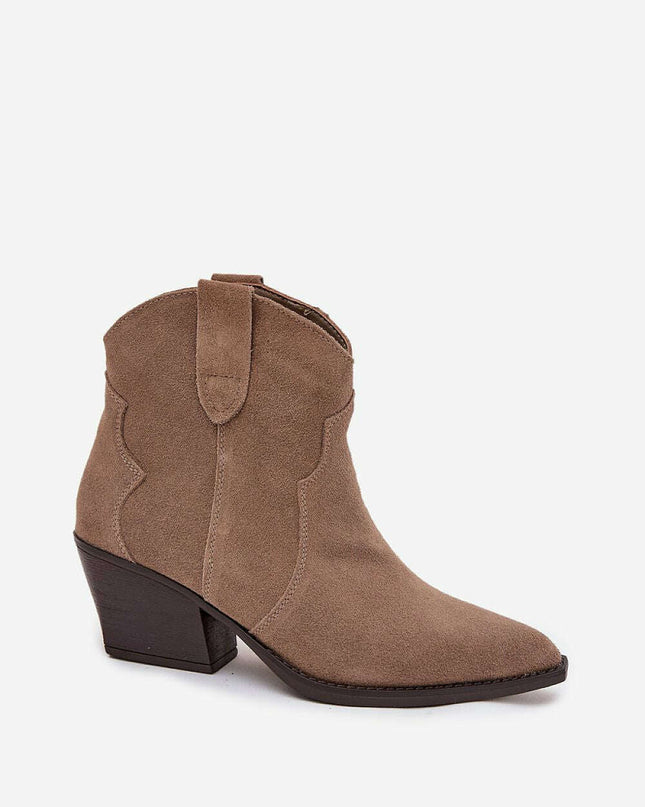 Heel boots model 219127