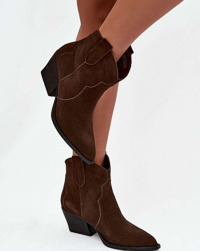 Heel boots model 219128