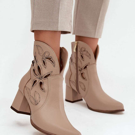 Heel boots model 219129