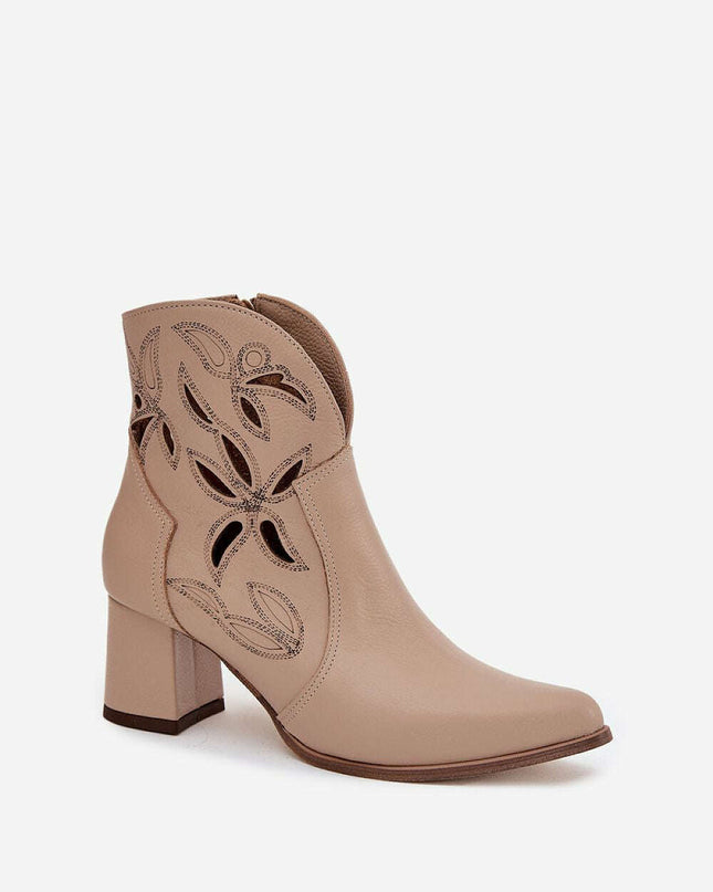 Heel boots model 219129