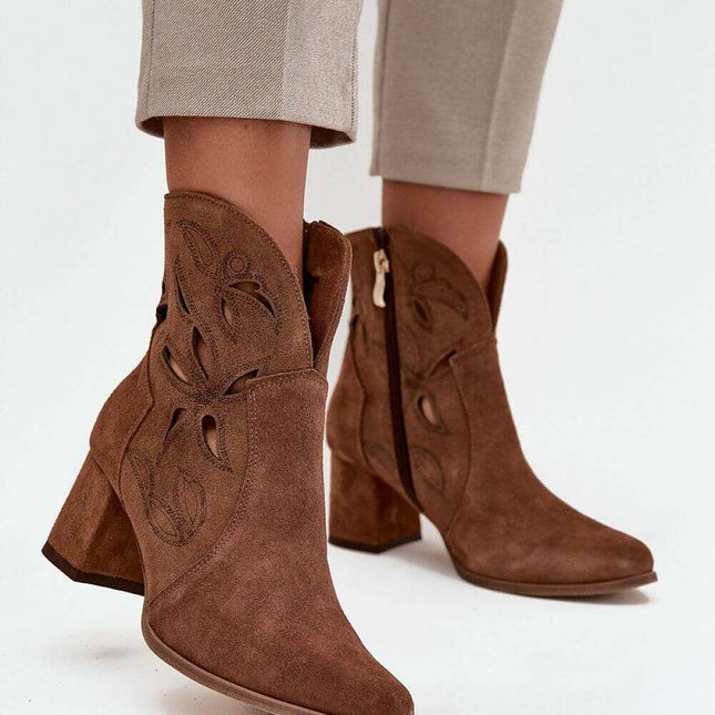 Heel boots model 219132